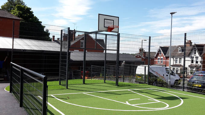 Basketball Court Fence