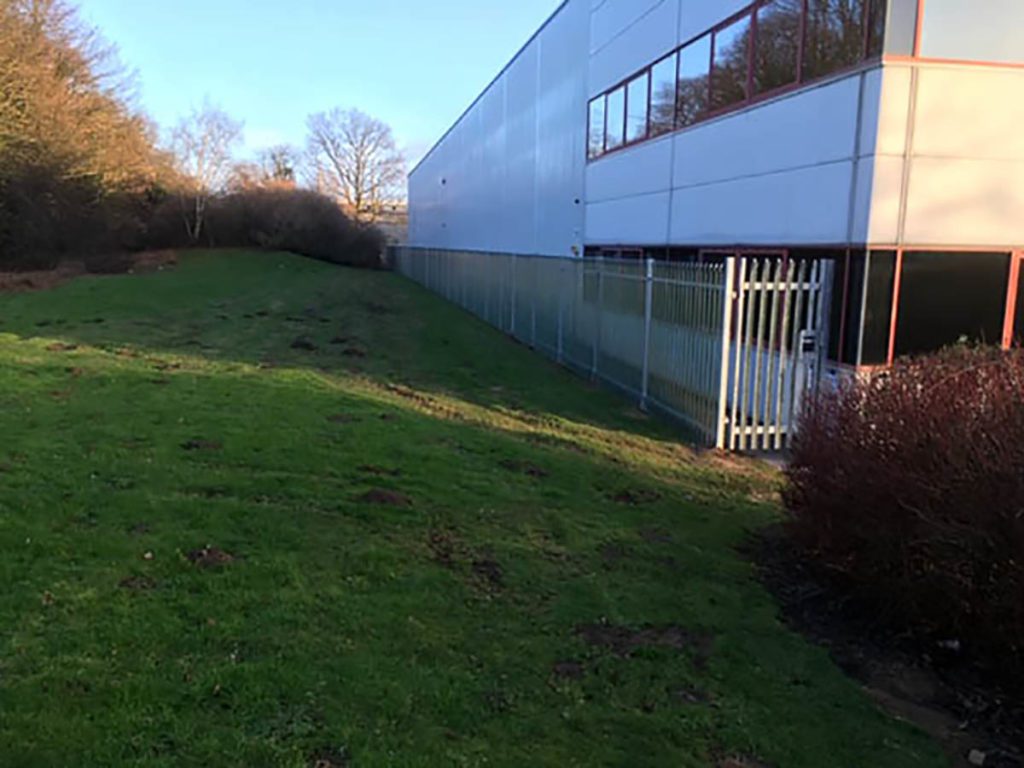 Telford Palisade prevents boiler theft