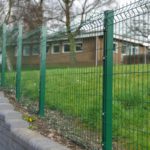 Zaun Axiom Profile Mesh Fencing with V Beam