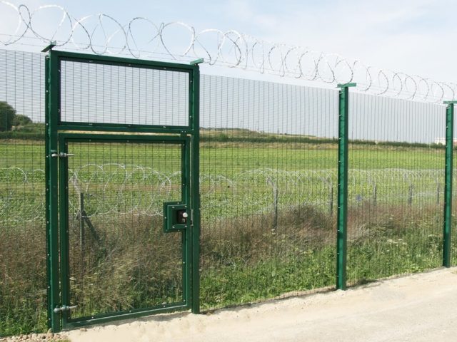 358 Pedestrian Gate HiSec Clad