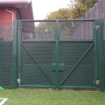 358 Vehicle Gate HiSec 358 Clad With Privacy Panel