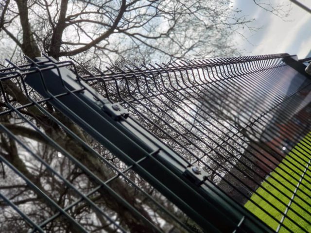 Zaun Axiom Profile Mesh Fencing with V Beam