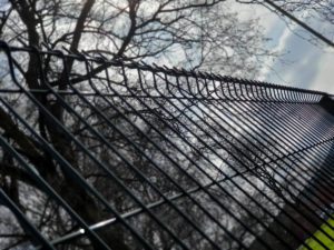 Zaun Axiom Profile Mesh Fencing with V Beam