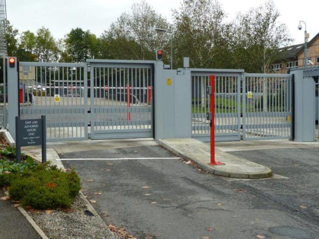 PAS 68 Bi-Folding Gate