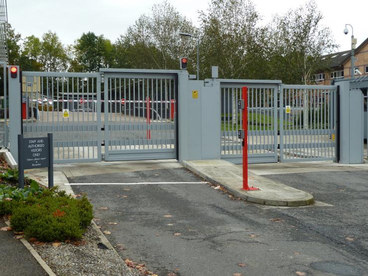 PAS 68 Bi-Folding Gate