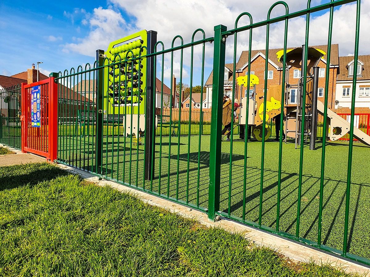 Bowtop Playground Fencing Playground Railings