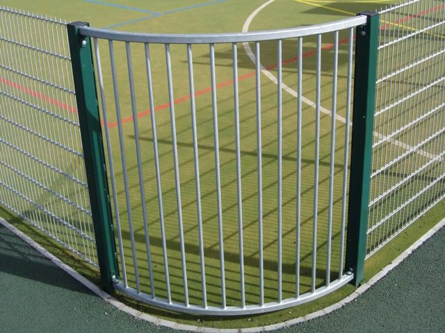 Curved Corners for Sports MUGA Fencing Radius Corners