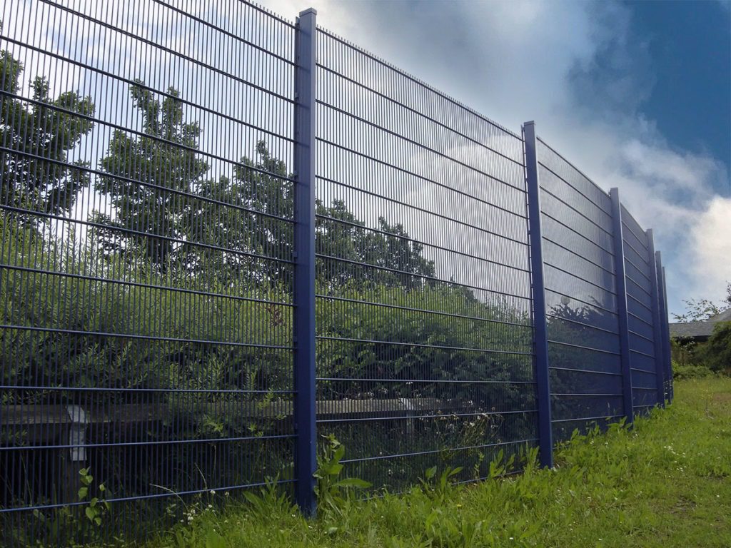 Zaun DualGuard Twin Wire Fencing Dual Wire Fencing Double WIre Fencing SR1 Rated Fencing Bus Depot Fencing