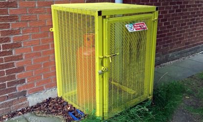 Gas Bottle Storage Cages mesh storage cages welded mesh cage
