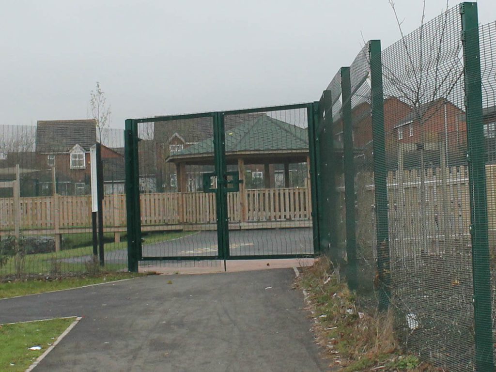 HiSec Profile 358 Fencing V Mesh Profile Mesh Gate