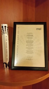 MEI physical security award 2015