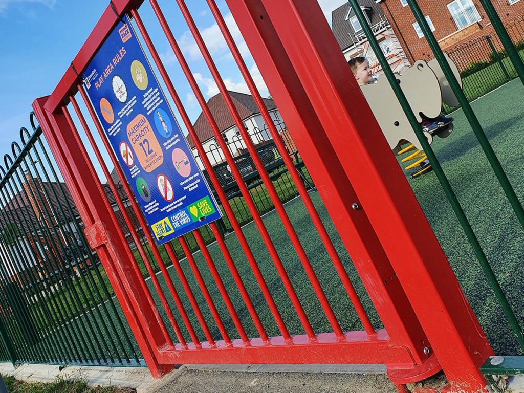 KinderGate Slow Closing Playground Gate