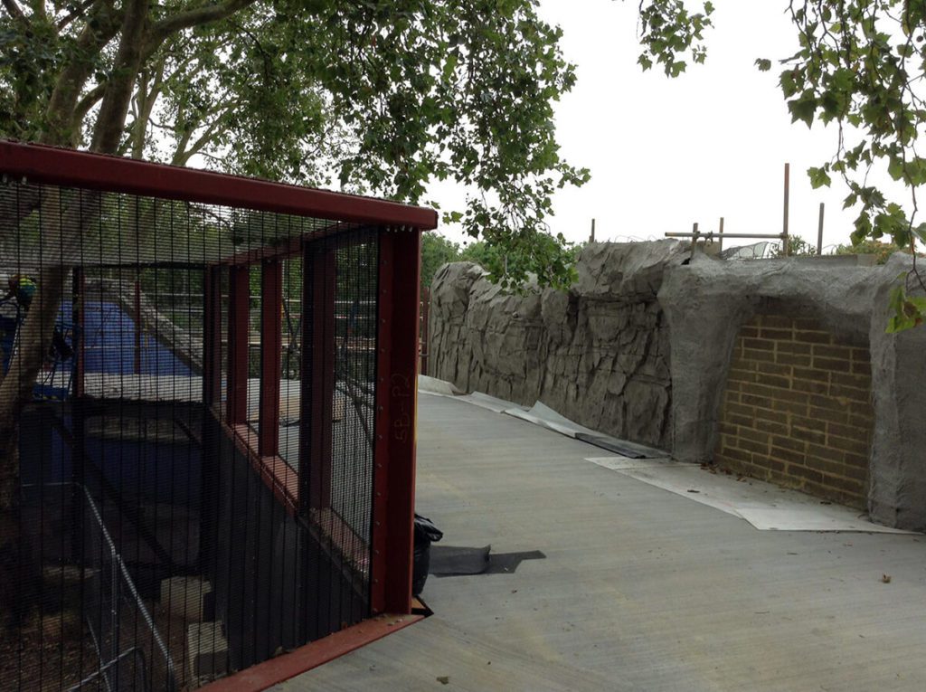 Lion Enclosure Fencing