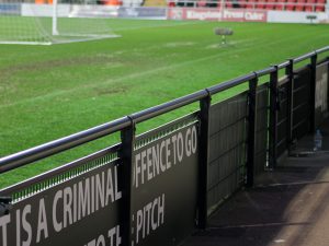 Spectator Rail with Duo8 at Leigh Sports Village