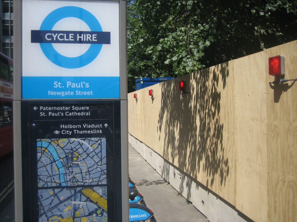 Tube works secured Temporary Construction Fencing