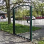 Twin Wire Pedestrian Gate Gemini Concave Gate