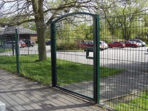 Twin Wire Pedestrian Gate Gemini Concave Gate
