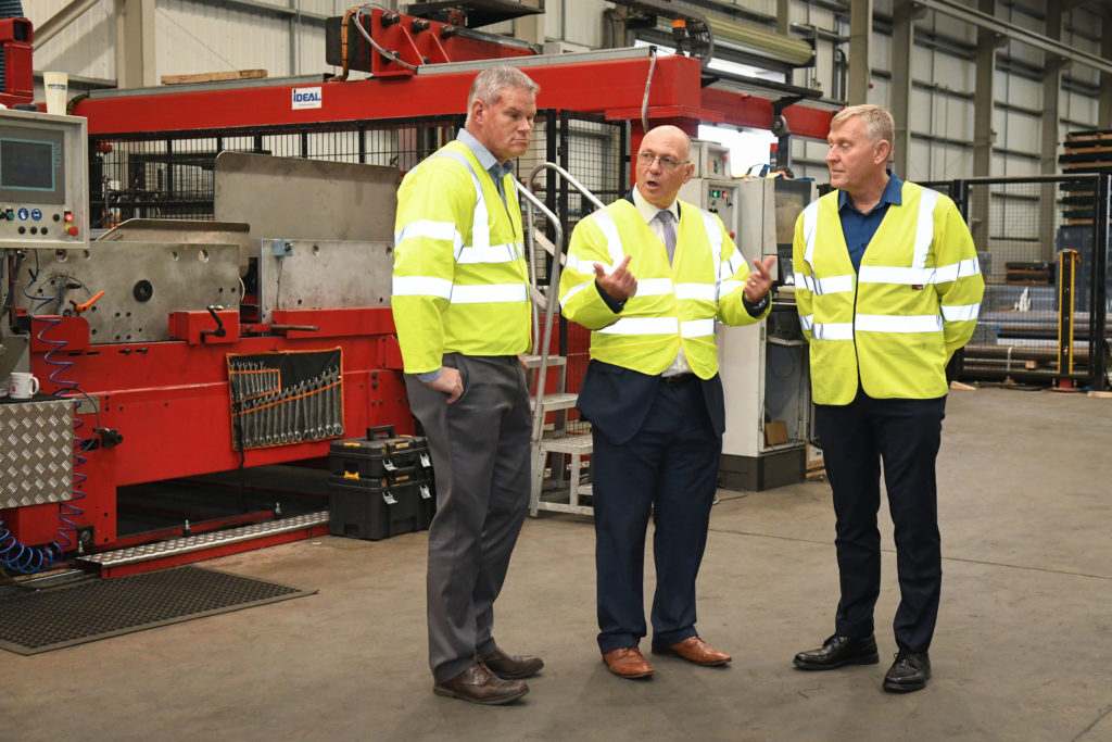 Heathrow Airport visit with Zaun to look at the UK manufacturing of airport fencing