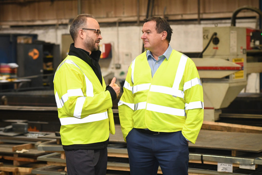Heathrow Airport visit with Zaun to look at the UK manufacturing of airport fencing