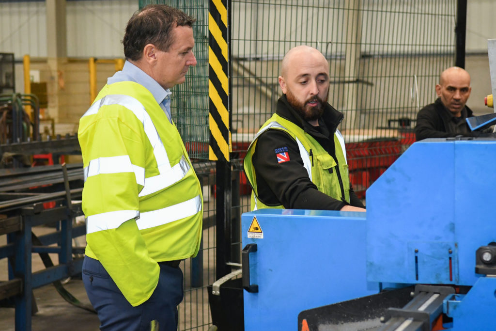 Heathrow Airport visit with Zaun to look at the UK manufacturing of airport fencing